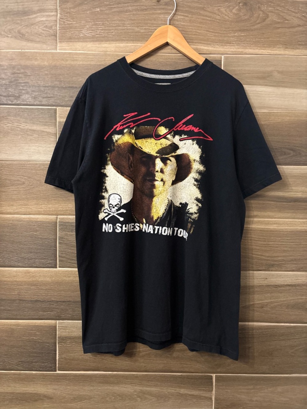 VTG 2013 Kenny Chesney Eric Church Kasey Musgraves Black Band Country Tee Large
